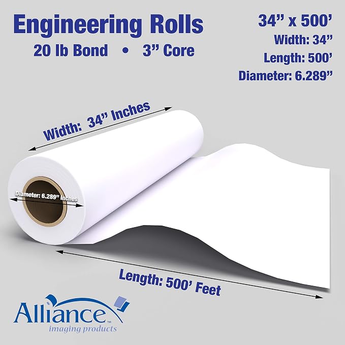 Alliance Wide Format Paper Rolls Bond Engineering - Image 2