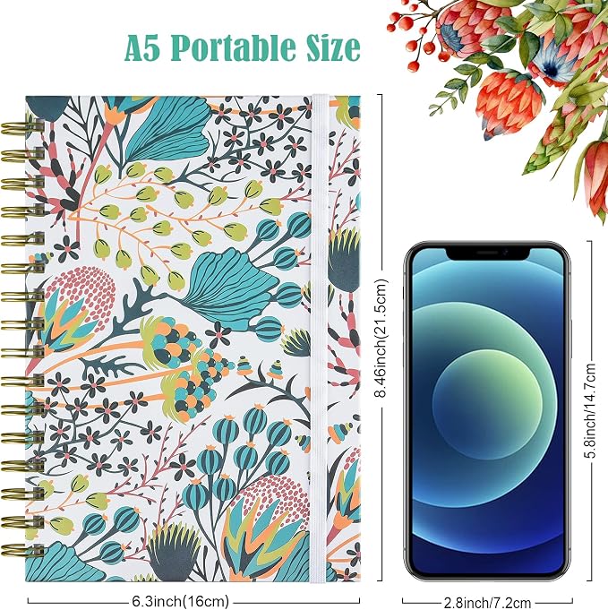 Spiral Notebook, A5 Lined Journal - Image 5