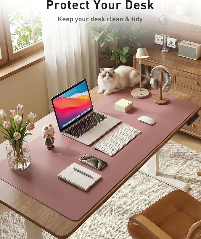 Aothia Faux Leather Desk Mat - Image 8