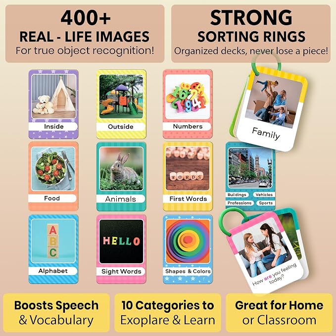 QUOKKA 225 Toddler Flash Cards - Image 6