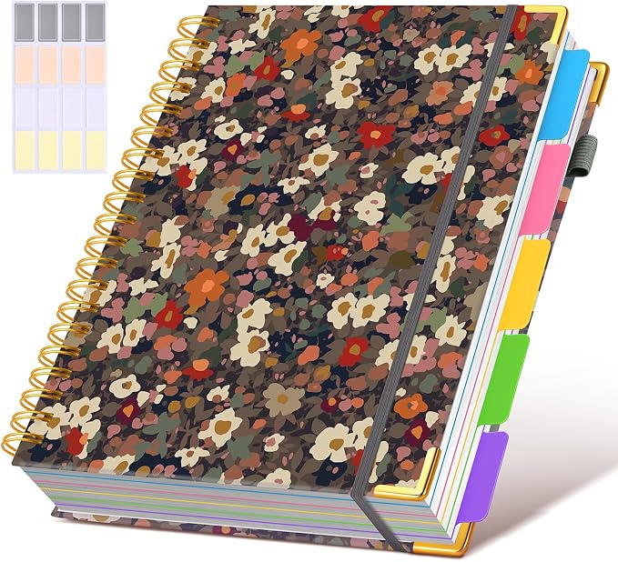 Hardcover Spiral Notebook 8.5"x11" Journal by dilitego
