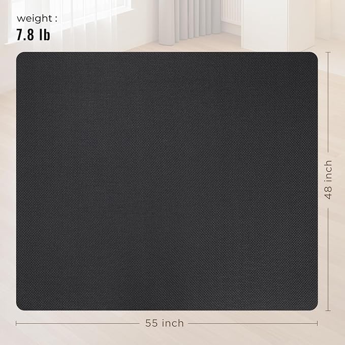 Office Chair Mat for Hard Floors, Heavy Duty Floor Protector Rolling Chairs for - Image 5