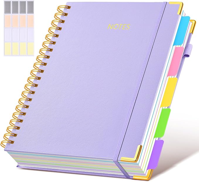 Hardcover Spiral Notebook 8.5"x11" Journal by dilitego