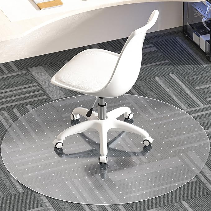 36" x 36" Round Office Chair Mat by MESHDO
