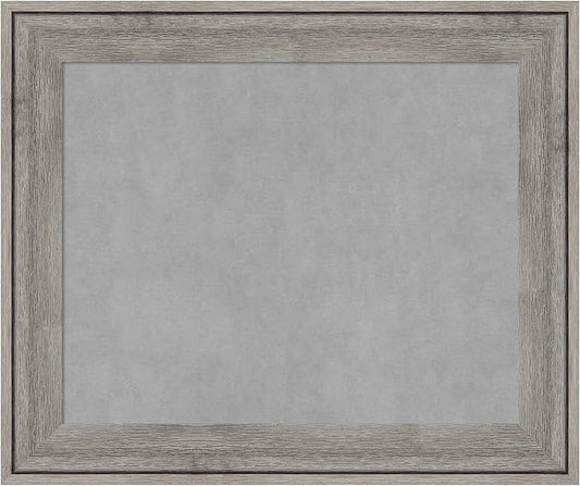 Amanti Art Grey Framed Magnetic Board 21x25 Small Vision Board by AmantiArt