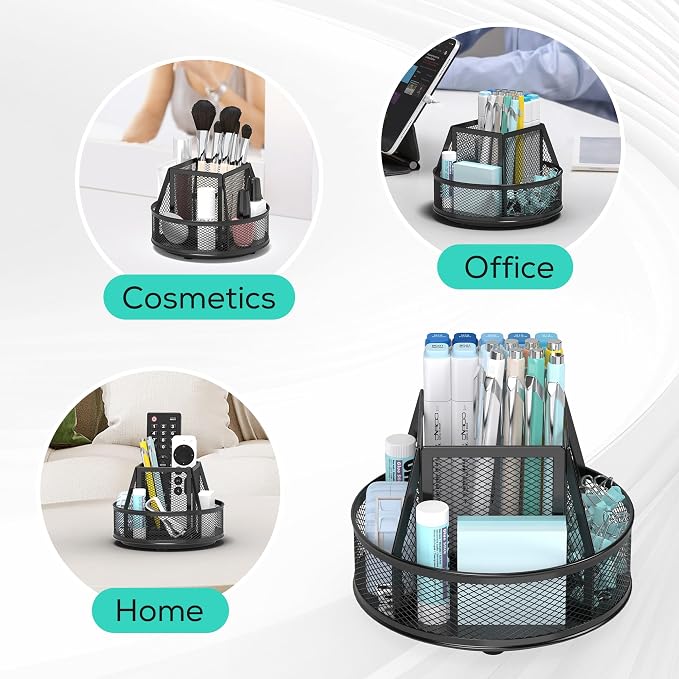 YINGHUA Metal Mesh Desk Organizer - Image 5