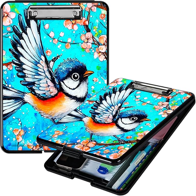 Blue Hummingbird A4 Clipboard by Unknown