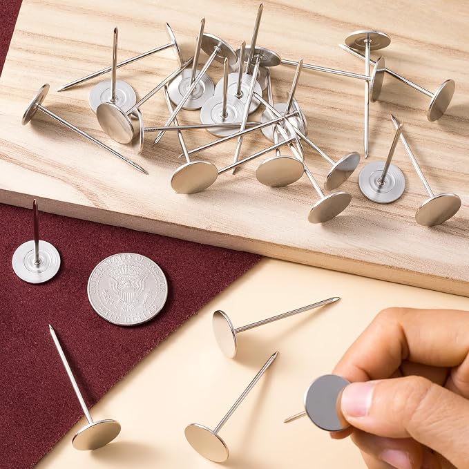 20pcs Flat Head Thumb Tacks for Wall, 18 x 48 mm Decorative Wall Pins Nails for - Image 4
