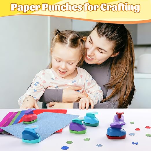 6 Pcs Colorful Craft Hole Punch - Image 6