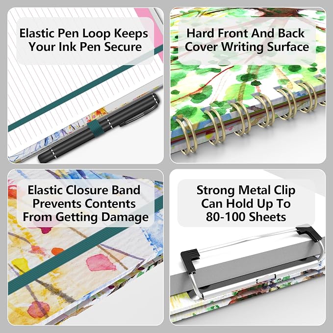 Clipboard Folder with Notepad Refillable Lined - Image 4