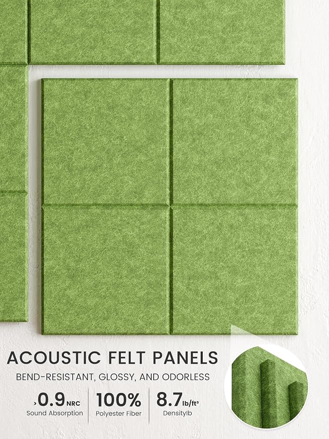 Bumusty Large Cork Board Alternative-47 x35 Felt Bulletin Board Tiles, - Image 3