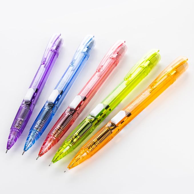 Pentel Techniclick 0.7mm Mechanical Pencil – Pack of 5, Smooth Writing Pencil - Image 5