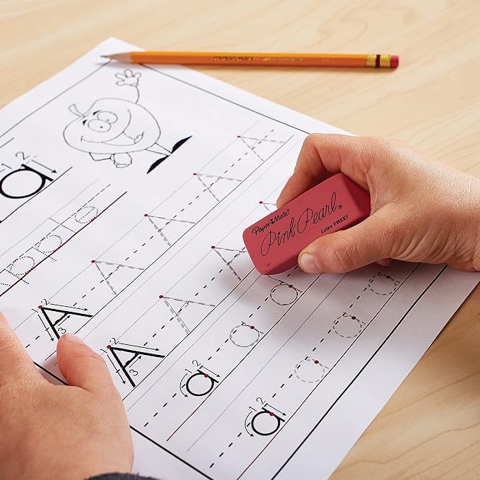 Paper Mate Pink Pearl Erasers - Image 5