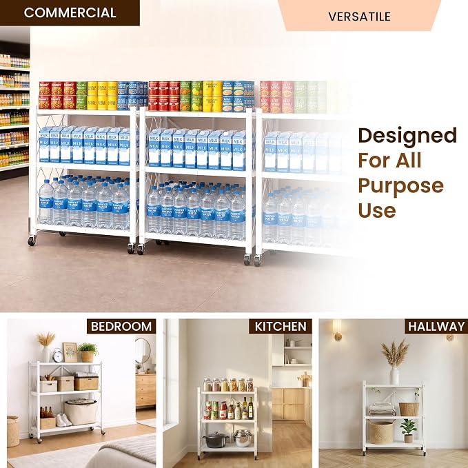 Our Modern Space 3-Tier Foldable Storage Shelf - Image 5