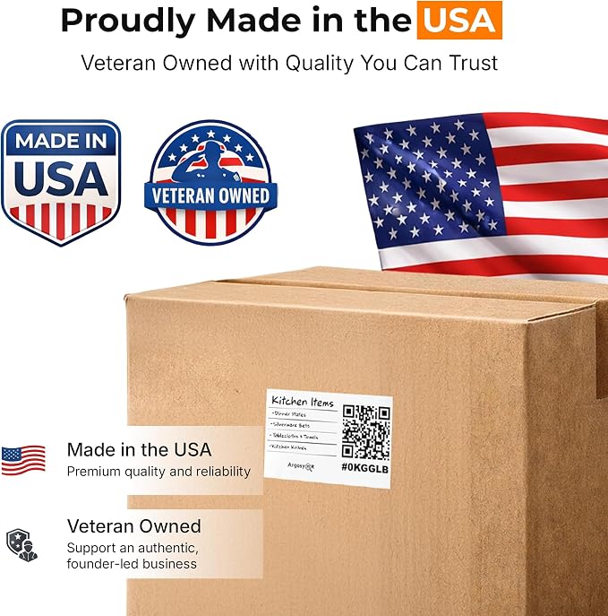 Code Smart Labels for Storage Bins – 40 Pack 2x2 Inch – Won't Peel Off – USA - Image 8