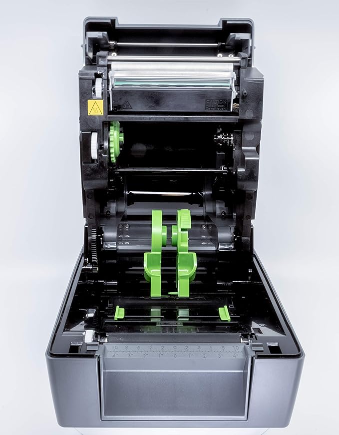 Brother TD-4750TNWB Desktop Direct Thermal/Thermal Transfer Printer - Monochrome - Label Print - Ethernet - USB - Serial - Bluetooth-DeskLoop Office