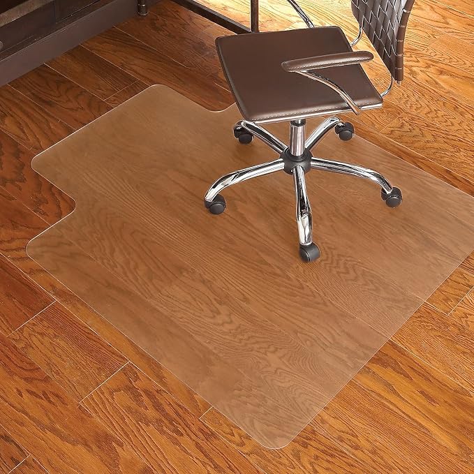 Staples Office Chair Mat, Hard Floors, Textured Underside, Extended Under-Desk - Image 3