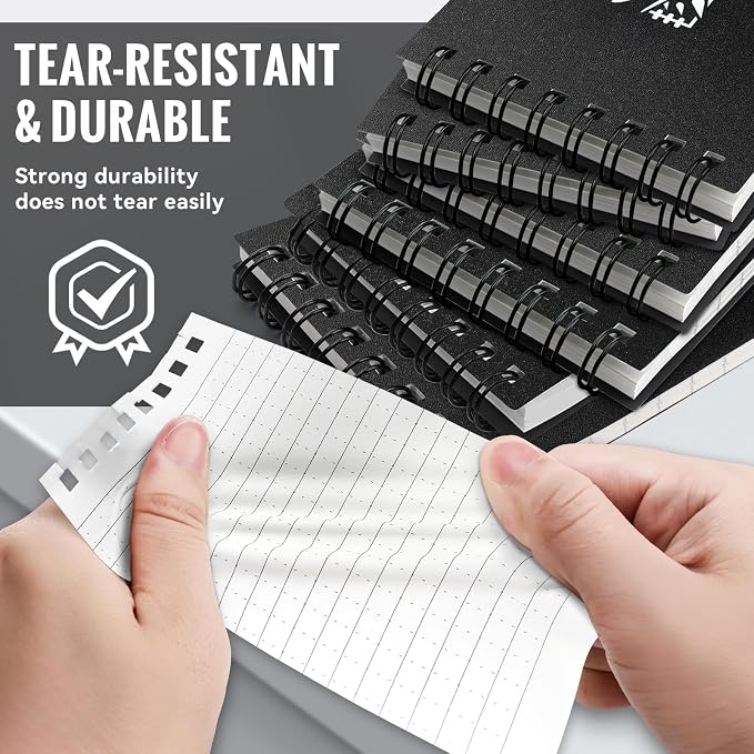 POPYOLA 6 Pack Waterproof Notebook, Weatherproof Pocket Notebook - Image 5