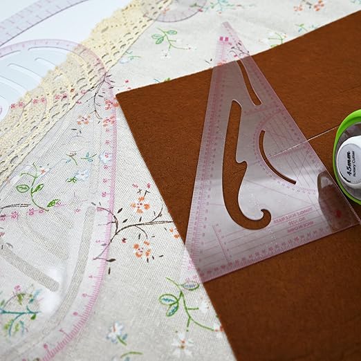 Sewing Ruler Set, Professional Sewing Quilting Tools Supplies - Image 6