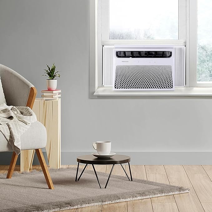 Hisense WCH08R25A Window Air Conditioner, 8,000 BTU, White-DeskLoop Office