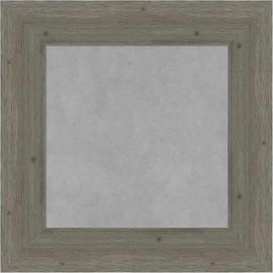 Amanti Art Grey Framed Magnetic Board 23x23 Small Vision Board by AmantiArt