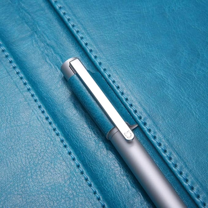 Resume Folder Clipboard Holder Letter Size A4 Legal Pad, Portfolio Pad Folio Document Organizer for Interview & Business (Turquoise)-DeskLoop Office