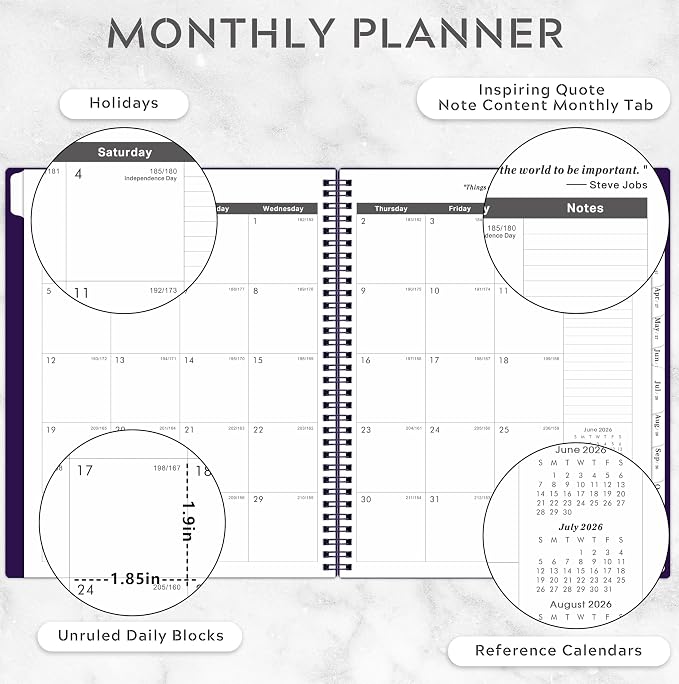 2026-2031 Monthly Planner/Monthly Calendar - Image 3