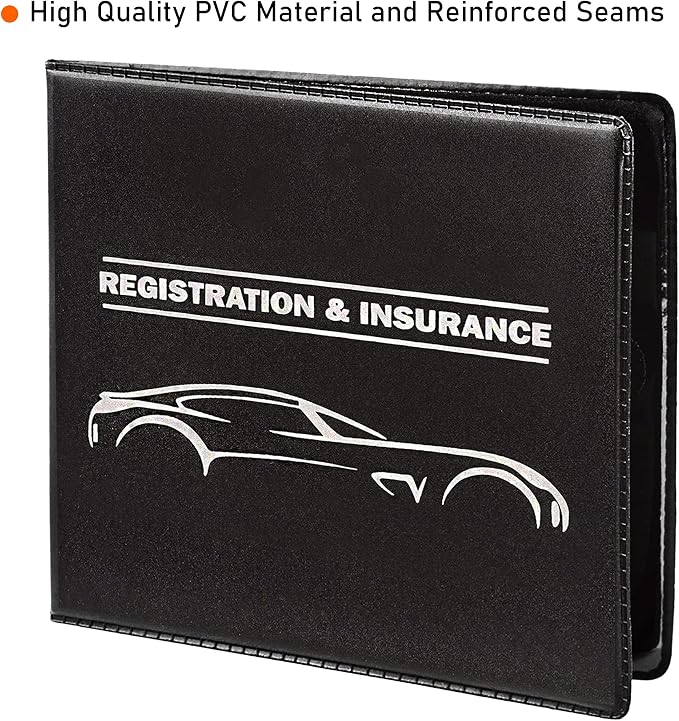 CANOPUS Car Registration and Insurance Holder, Car Document Holder, Vehicle - Image 4