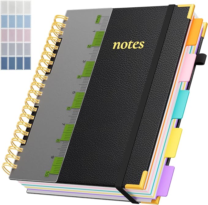 XYark A4 Hardcover Spiral Notebook, 8.5"x11" College Ruled Notebooks by XYark