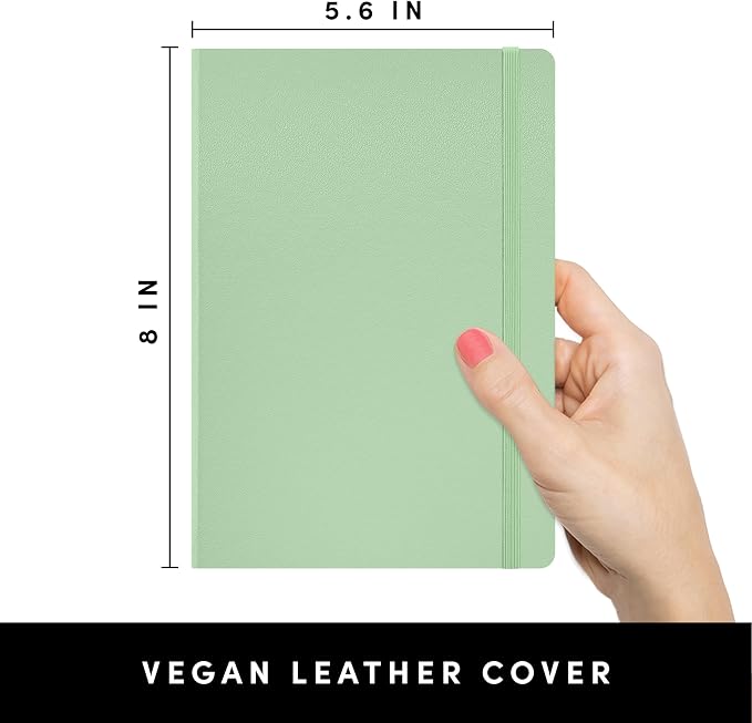 PAPERAGE Lined Journal Notebook, 160 Pages, Medium 5.6 in x 8 in - Image 2
