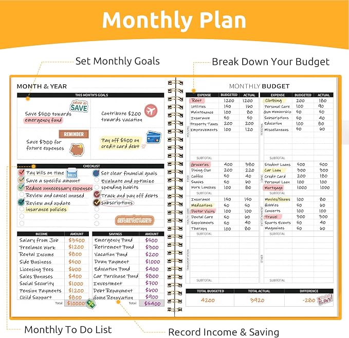 Budget Planner - Monthly Budget Book - Image 3