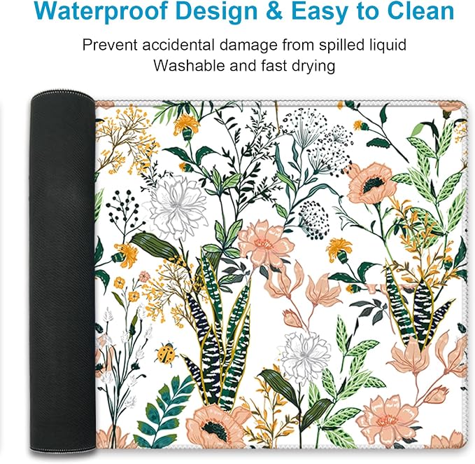 XXL Waterproof Office Desk Pad Protector 31.5x11.8 Inch - Image 5