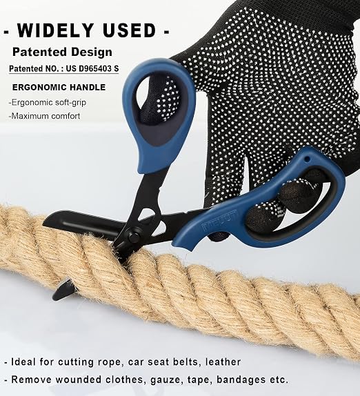 MEUUT 2 Pack Trauma Shears Panted Bandage Scissors - Image 4