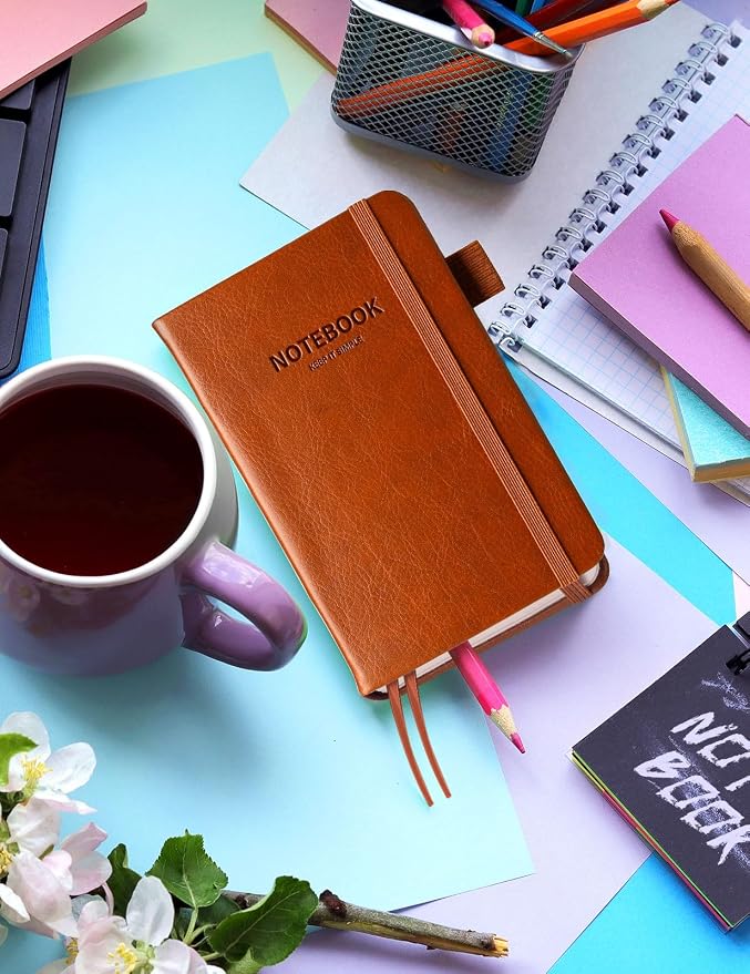 AISBUGUR Pocket Notebook Small Notebook 2-Pack, 3.7" x 5.7" Pocket Notebooks - Image 7