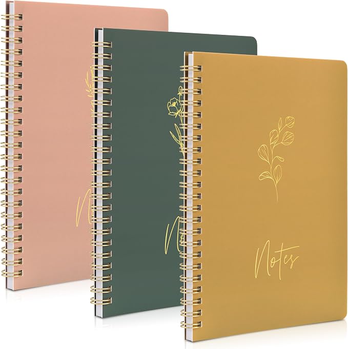 ZICOTO Aesthetic Spiral Notebook Set of 3 - Image 9
