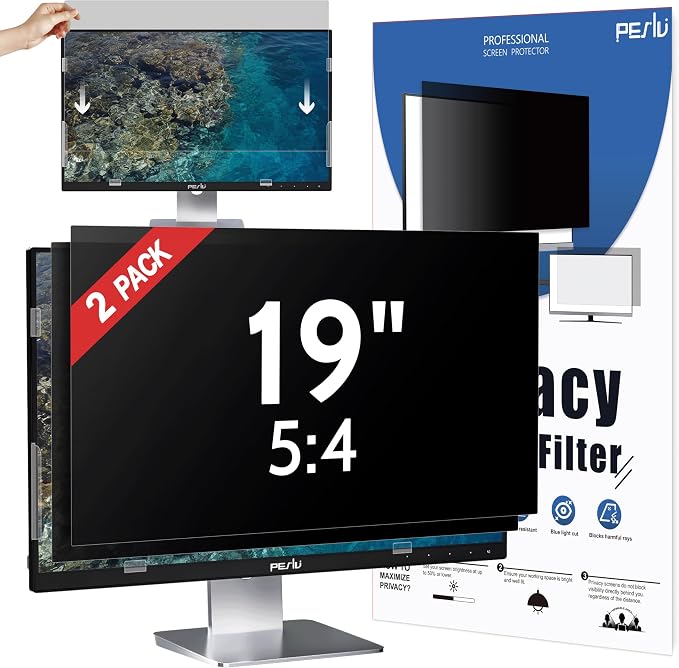 Peslv 19 Inch Privacy Screen for Computer Monitor 5:4 Aspect Ratio, Eye by peslv