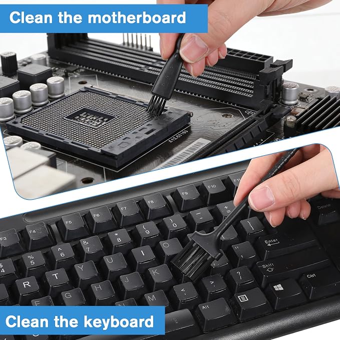 10 Pcs Mini Anti Static Keyboard Cleaning Brush Kit Nylon Dust Brushes - Image 3