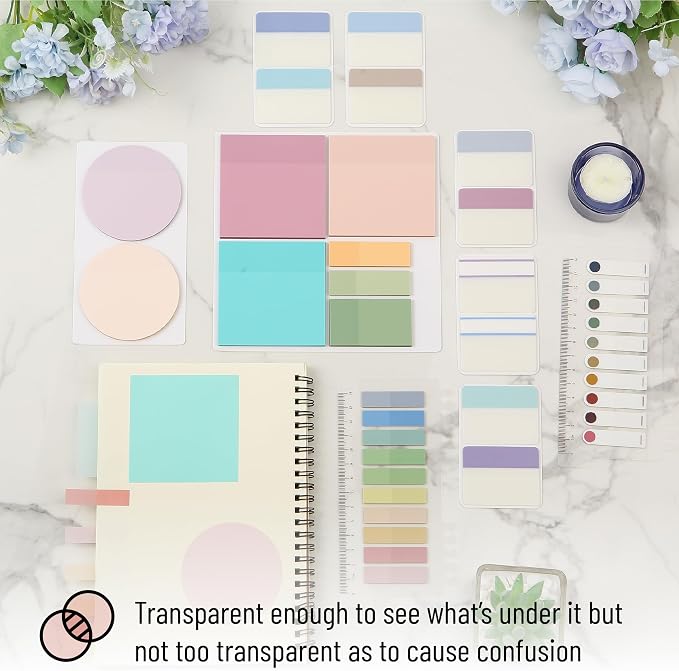 Mr. Pen- Transparent Sticky Notes Set, 1000 Sheets | Transparent Sticky Notes - Image 4