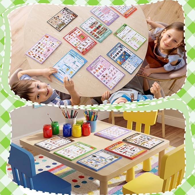 Eaasty Kids Pretend Play Notepads 4 x 6 Inch Pads - Image 4