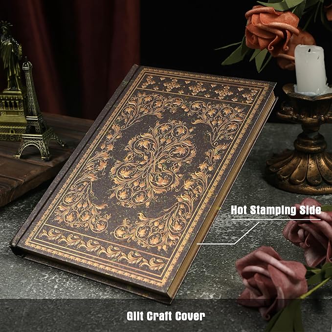 Line Notebooks for Women Men, A5 Aesthetic Hardcover Ruled Diary, 100 GSM Journals for Writing for Work, Note Taking, Office School-DeskLoop Office