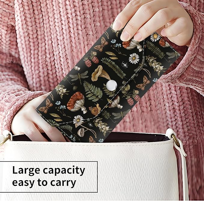 Cash Envelope Wallet Cute PU Leather Envelopes Bag - Image 2