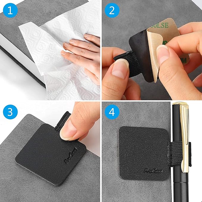 ProCase Pen Loop Holder for Notebooks Journals Planners Tablet Case, Self - Image 2
