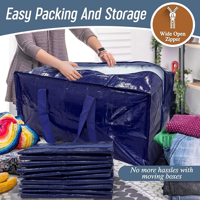 6 Pack Extra Heavy Duty Large Moving Bags - Image 5