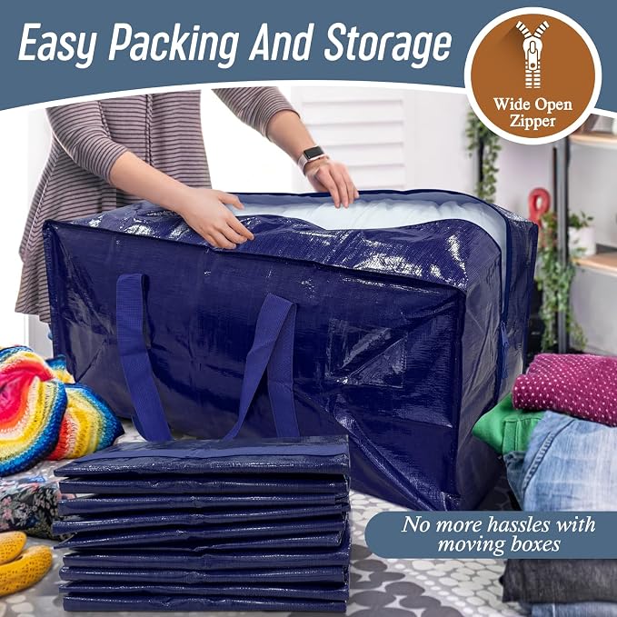 12 Pack Extra Heavy Duty Large Moving Bags - Image 5
