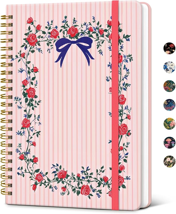 Taja Lined Spiral Notebook Journal by Taja