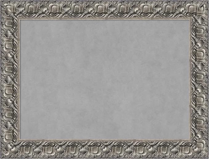 Amanti Art Silver Framed Magnetic Board 26x34 Medium Vision Board by AmantiArt