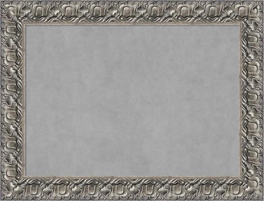 Amanti Art Silver Framed Magnetic Board 26x34 Medium Vision Board by AmantiArt