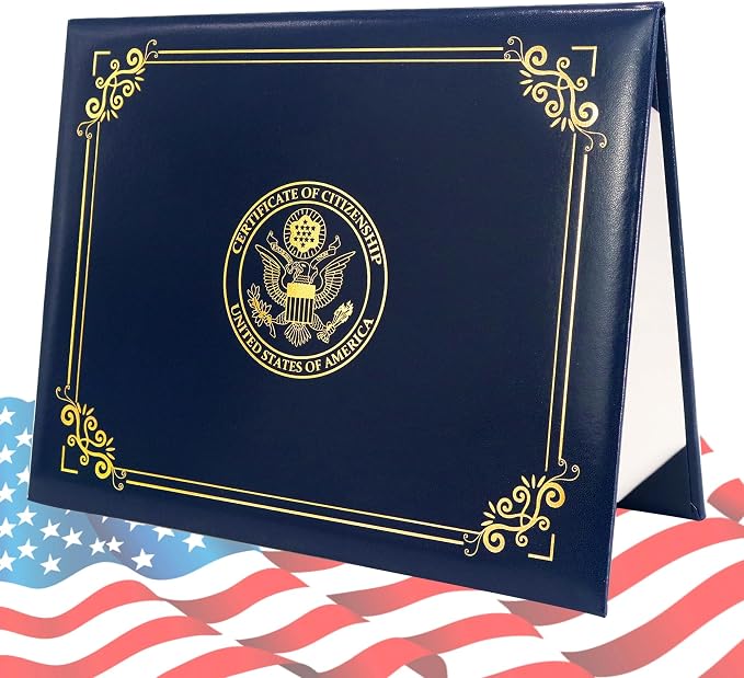 GraduatePro US Citizenship Certificate Holder 2026 Naturalization Padded by GraduatePro%C2%AE