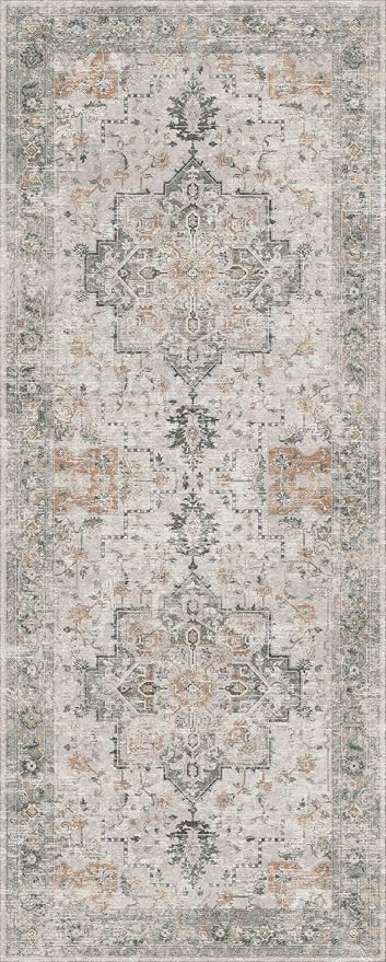 GENIMO 3x12 Runner Rugs for Hallway, Machine Washable Non Slip Vintage Rugs - Image 6