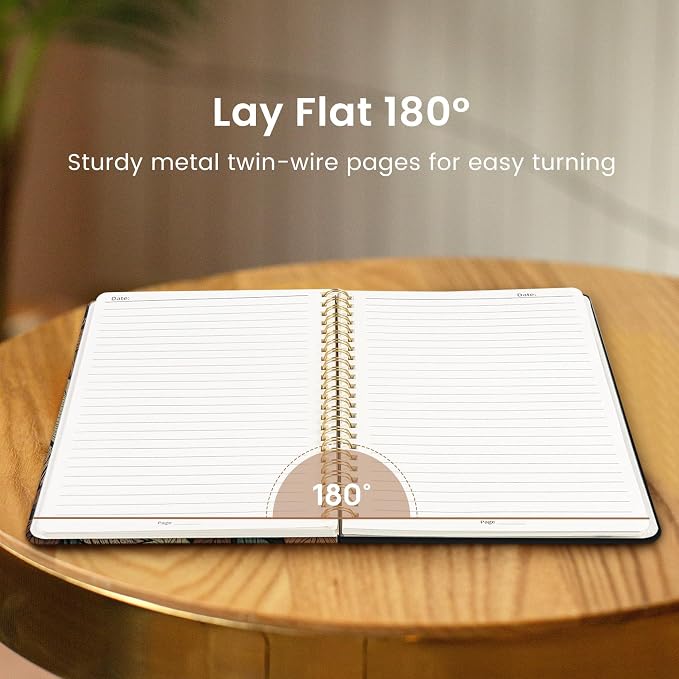 Taja Lined Spiral Journal Notebook - Image 4